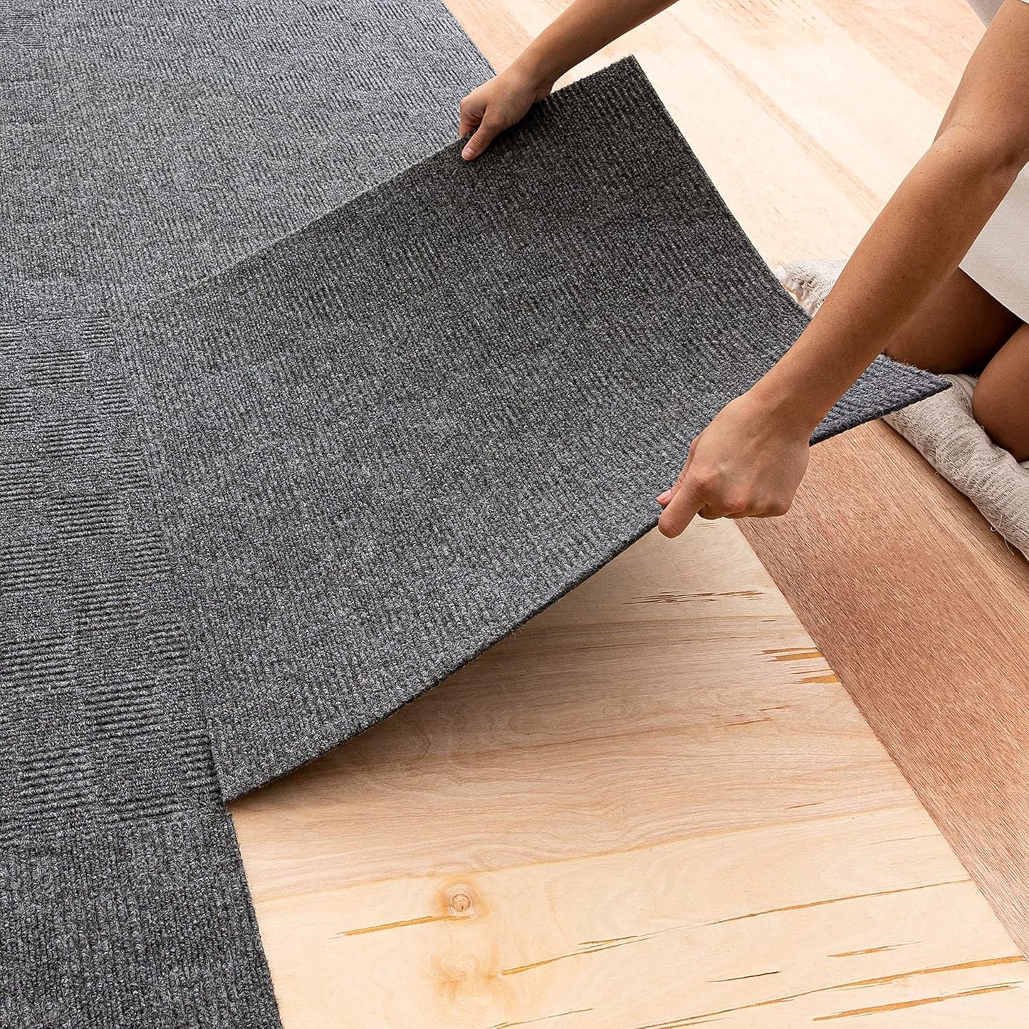 Peel and Stick Carpet Tile for Indoor and Outdoor Use
