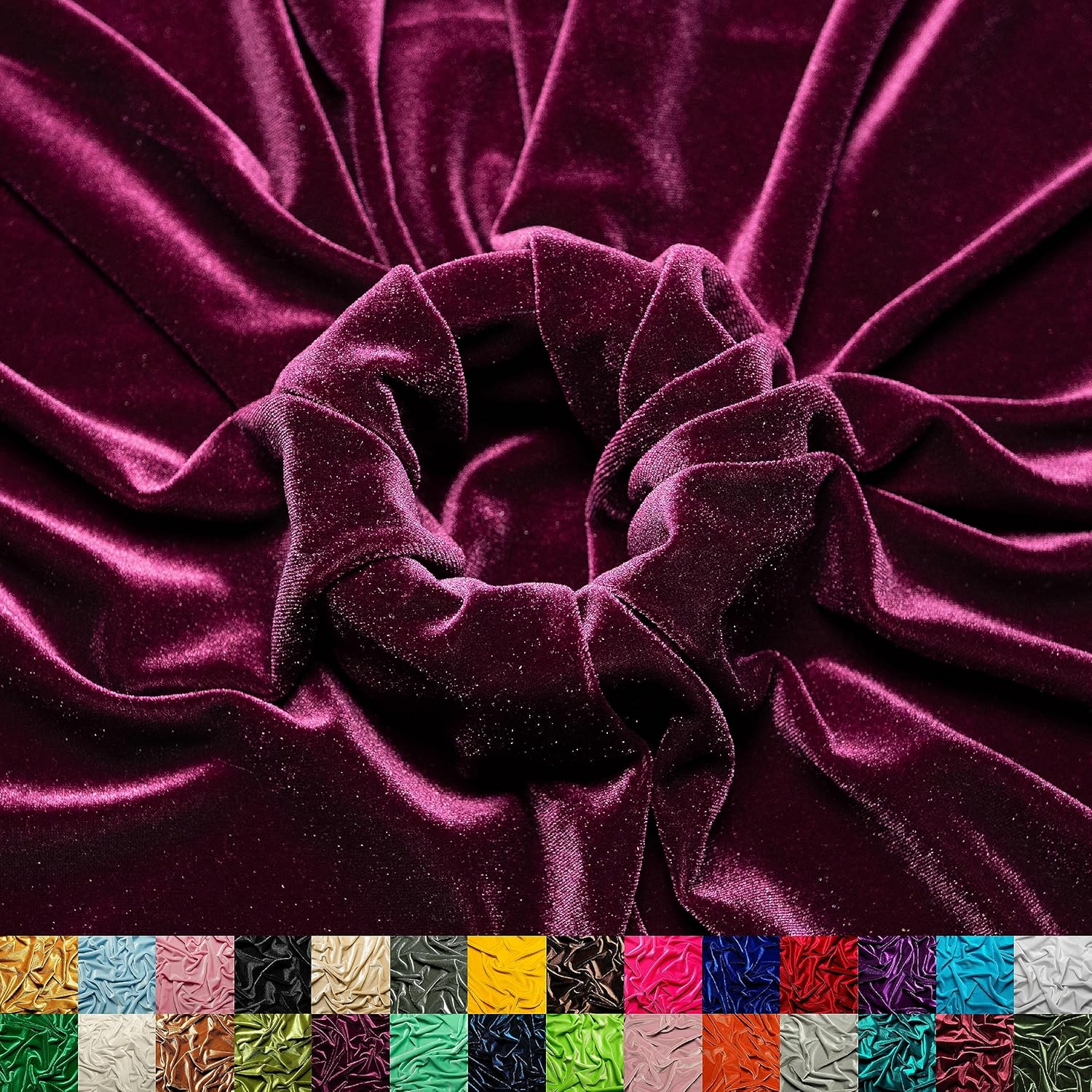 Stretch Velvet Fabric by Ice Fabrics - Soft & Durable 60in Wide
