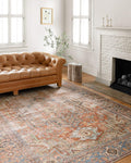 Loloi Loren LQ-15 Terracotta/Sky 2 ft 6 in x 7 ft 6 in Runner