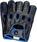 Fingerless Leather Gloves for Men - Durable Riding & Driving Gloves