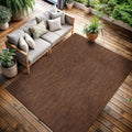 Outdoor Rug 5x7 Modern Area Rug - Water Resistant Patio Carpet