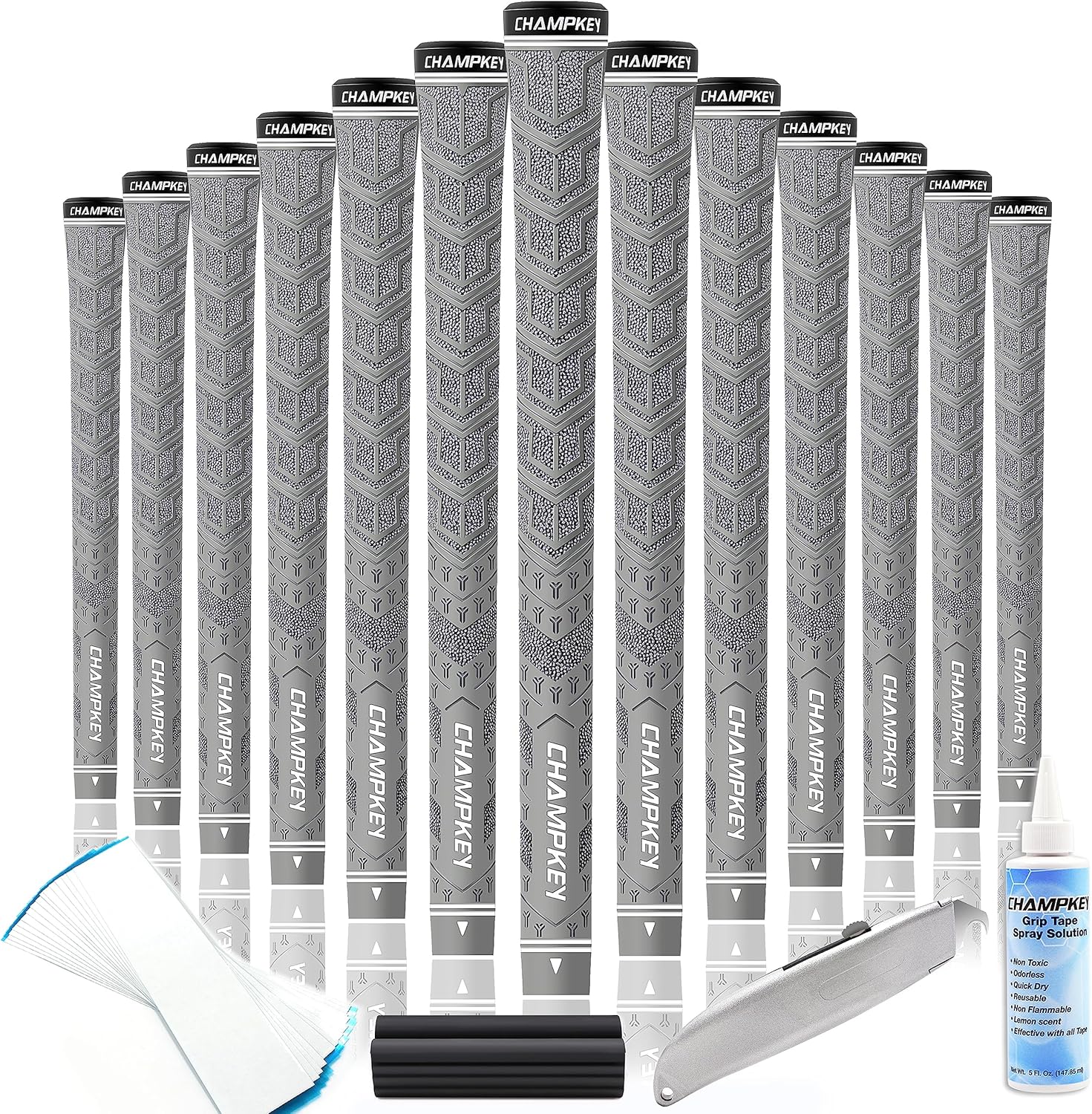CHAMPKEY Y-PRO Golf Grips 13 Pack for Ultimate Control