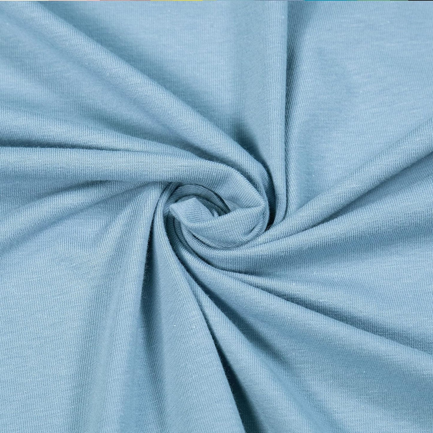 Cotton Spandex Jersey Knit Fabric by The Yard - Soft & Stretchy