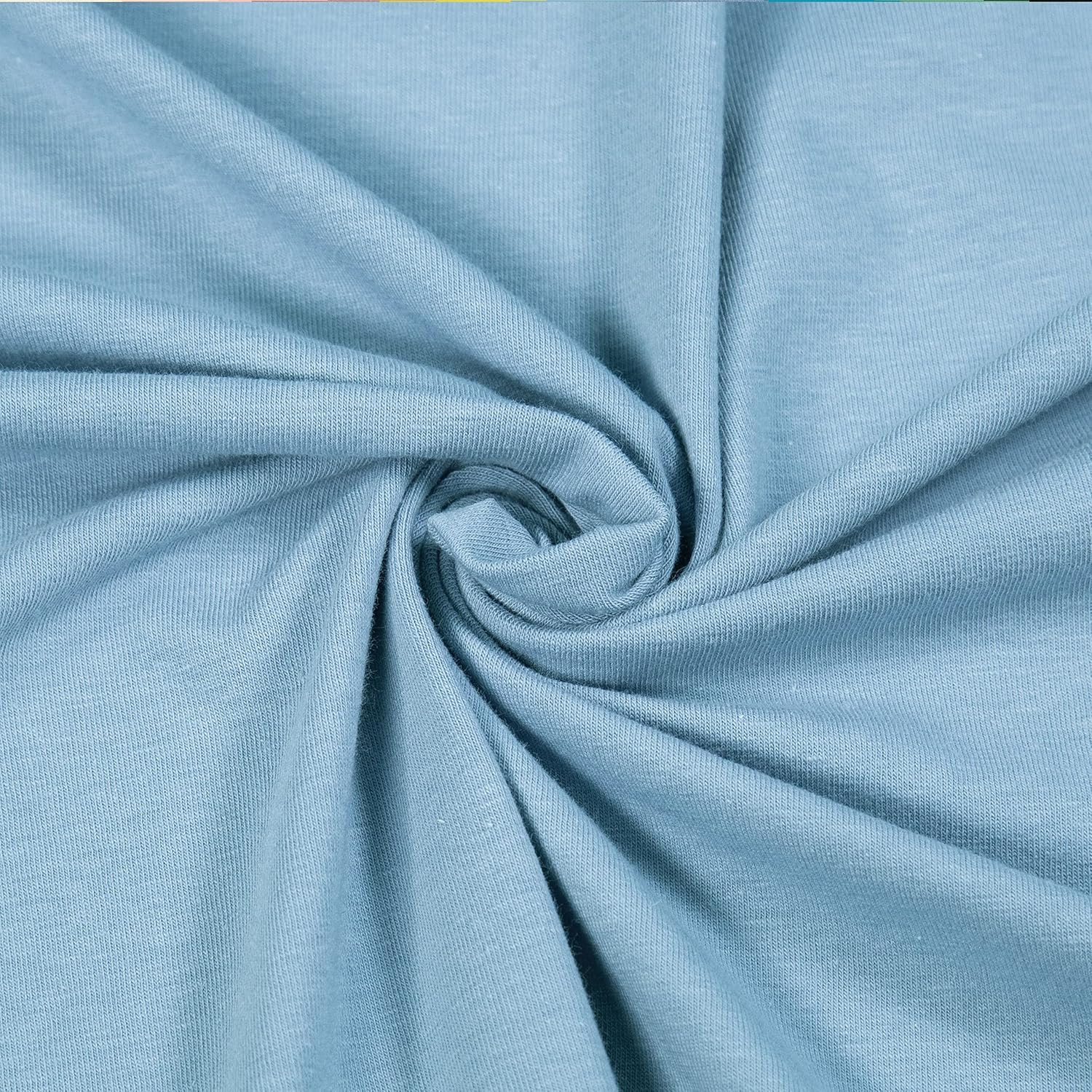 Cotton Spandex Jersey Knit Fabric by The Yard - Soft & Stretchy