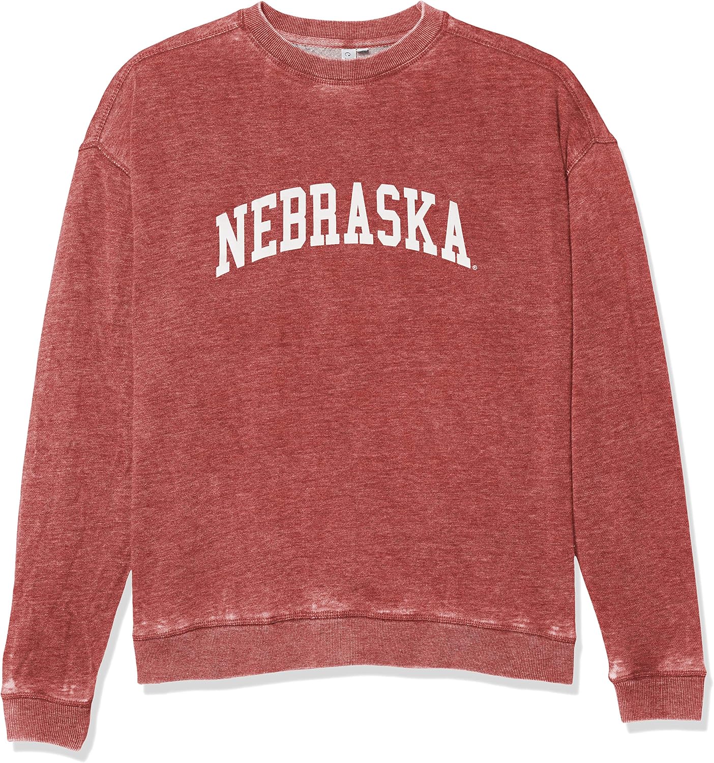 Chicka-D Women's Campus Crew: Stylish Burnout Fleece Pullover