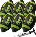 Junior Size Rubber Football - Durable Kids Grip-Rite Ball