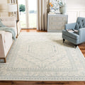 SAFAVIEH Adirondack 9ft x 12ft Ivory & Slate Area Rug - Durable