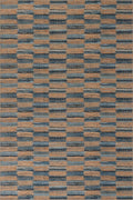 Dash & Albert Ravel Stripe Blue Machine Washable Rug, 6 x 9 ft