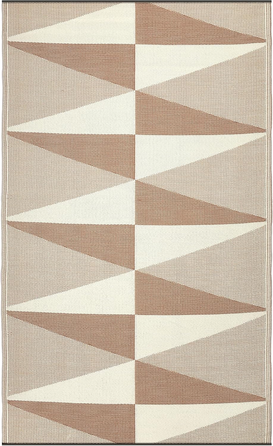 Geometric Modern Minimalist Outdoor Rug - Waterproof & Reversible