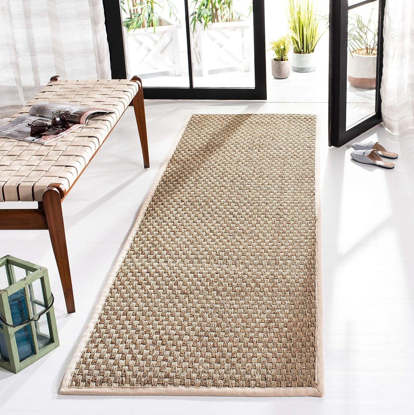 SAFAVIEH Natural Fiber Runner Rug - Stylish Seagrass Design