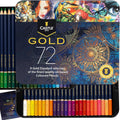 Castle Art Supplies Gold Standard 72 Colouring Pencils Set - Durable