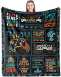 Punofell Gamer Gifts Throw Blanket 50in x 60in - Cozy Game Room Gift