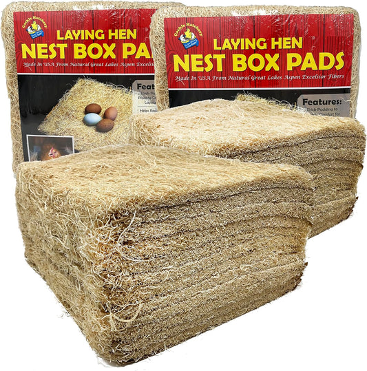 Laying Hen Nest Box Pads for Comfort and Egg Safety 24 Pack
