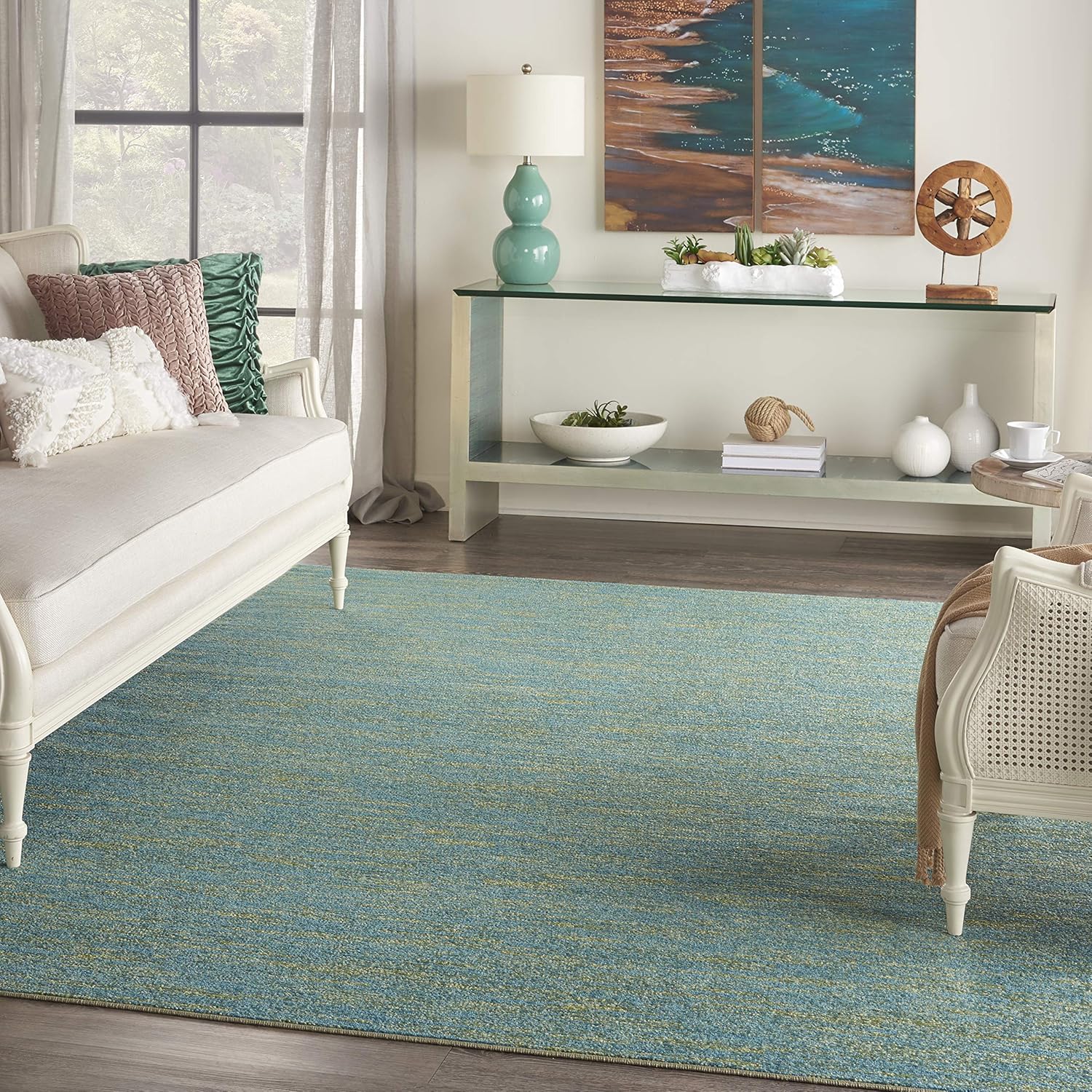 Nourison Home Essentials 108x144 Rectangle Fabric Area Rug Review