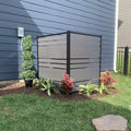 Vinyl Privacy Screen Duo: Vienna Charcoal, 48x40in
