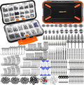PLUSINNO 397pcs Fishing Accessories Kit - Organized Tackle Box