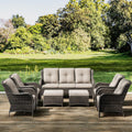 Joyside Wicker Patio Furniture 7 Piece Set - Comfortable Conversation