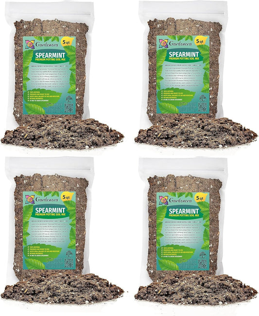 Gardenera Spearmint Potting Mix for Robust Growth and Aroma