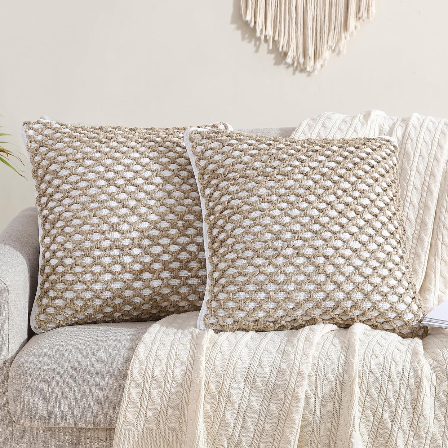 Boho Living Jada Decorative Throw Pillows for Modern Decor