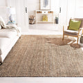 SAFAVIEH Area Rug 8x10 - Handmade Jute Rug with Chunky Texture