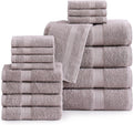 Premium 16-Piece Cotton Bathroom Towel Set for Luxurious Comfort