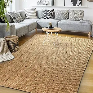 Handcrafted Farmhouse Jute Accent Rug for Cozy Living Spaces