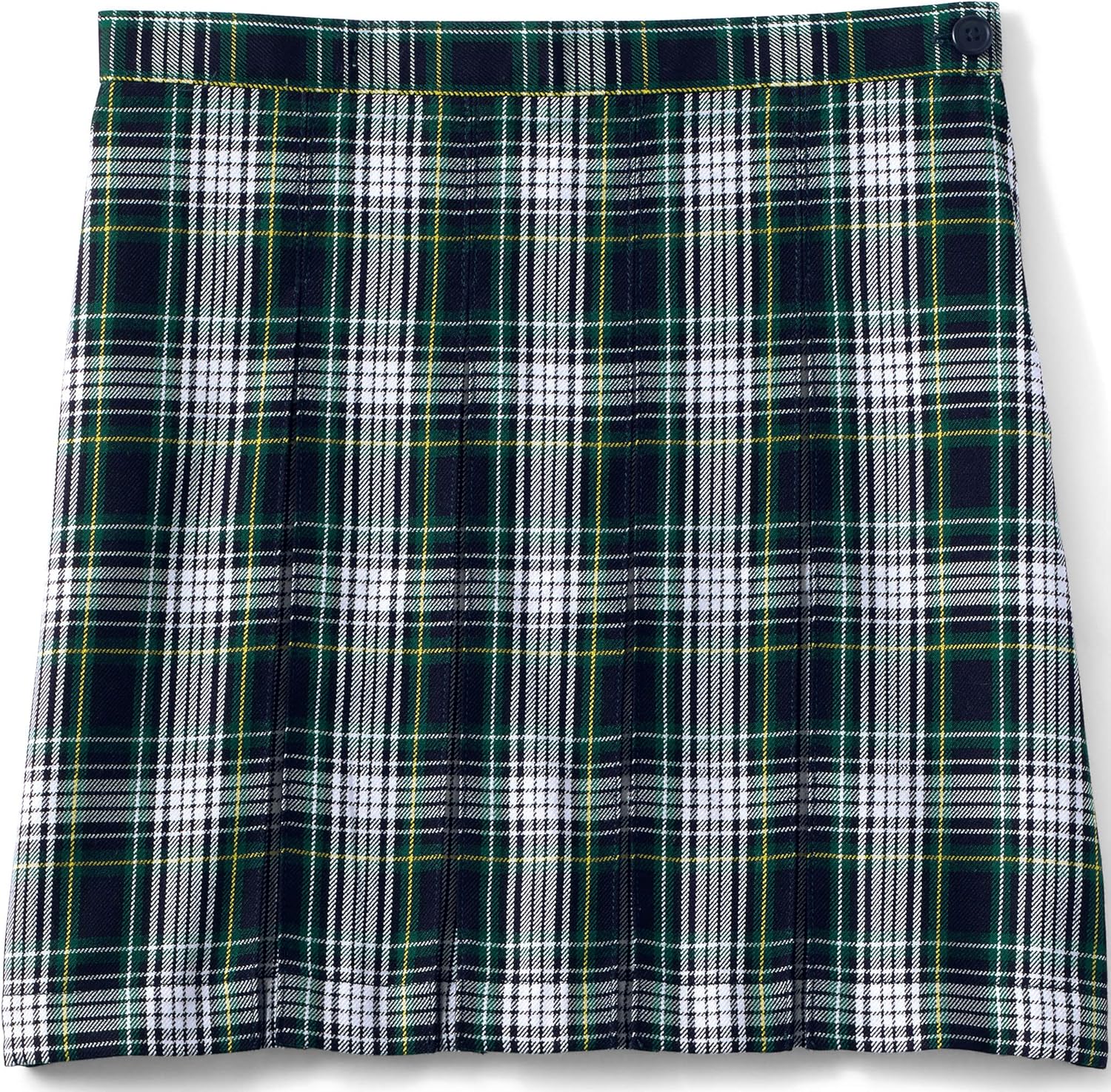 School Uniform Girls Plaid Box Pleat Skirt for Comfort and Style