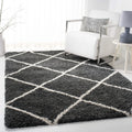 SAFAVIEH Hudson Shag Accent Rug 4 ft x 6 ft - Plush Trellis Rug