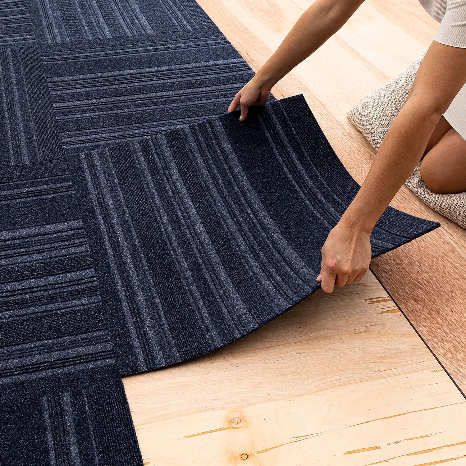 Peel and Stick Carpet Tile for Indoor and Outdoor Use