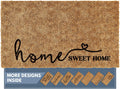 Home Sweet Home Doormat Welcome Mat 30x17 in - Durable Outdoor