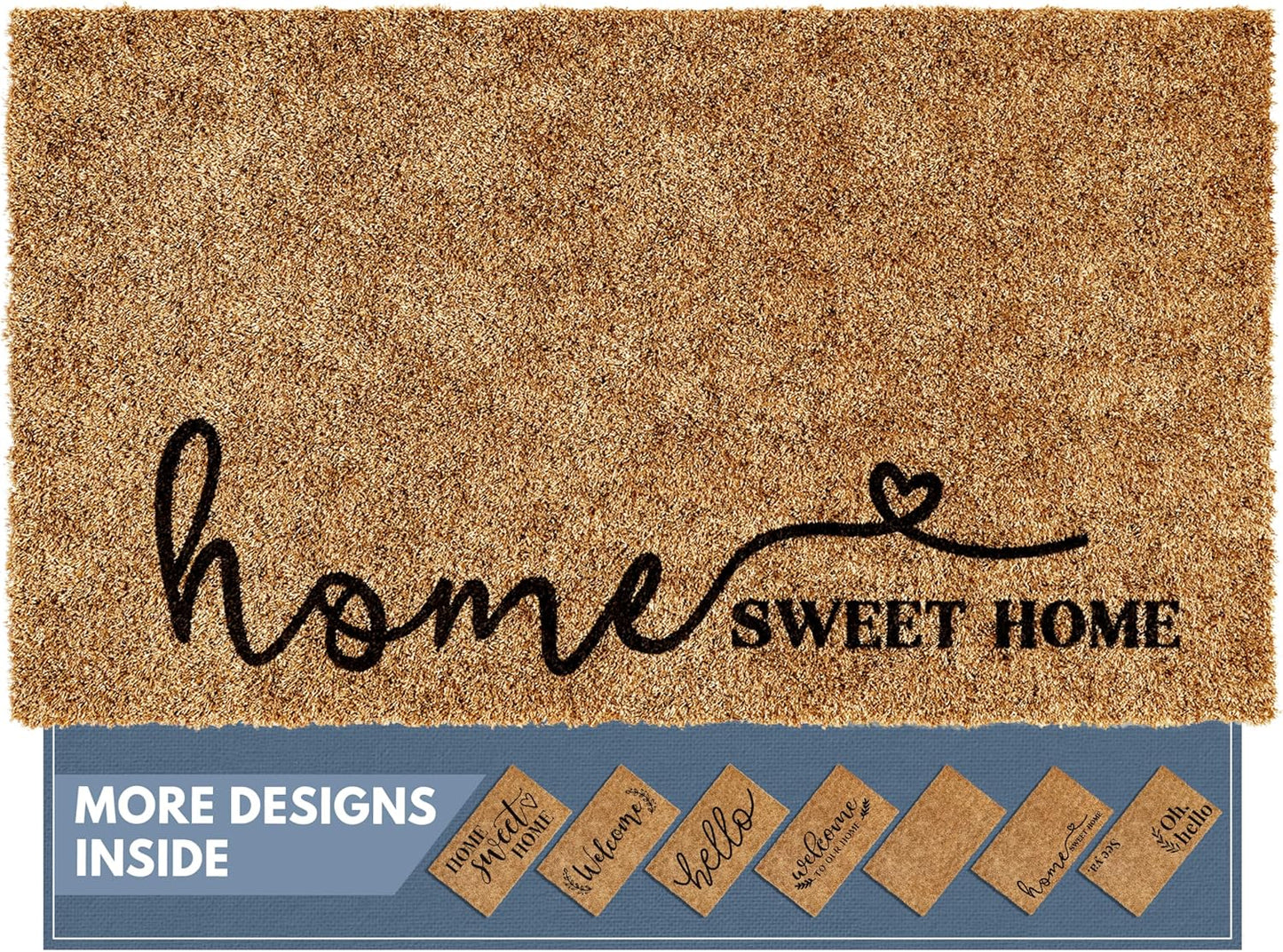 Home Sweet Home Doormat - Stylish Welcome Mat for Outdoors