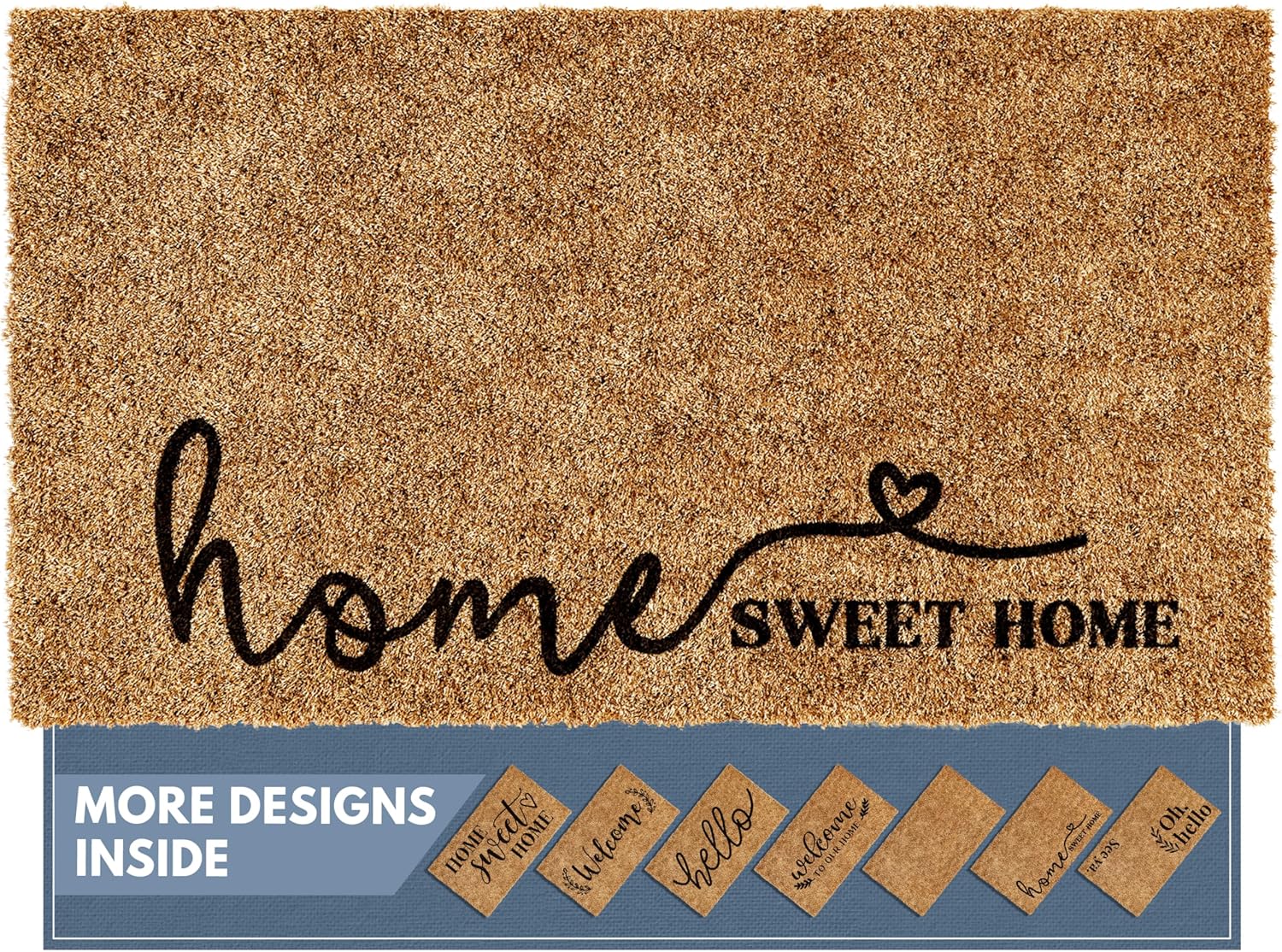 Home Sweet Home Doormat - Stylish Welcome Mat for Outdoors