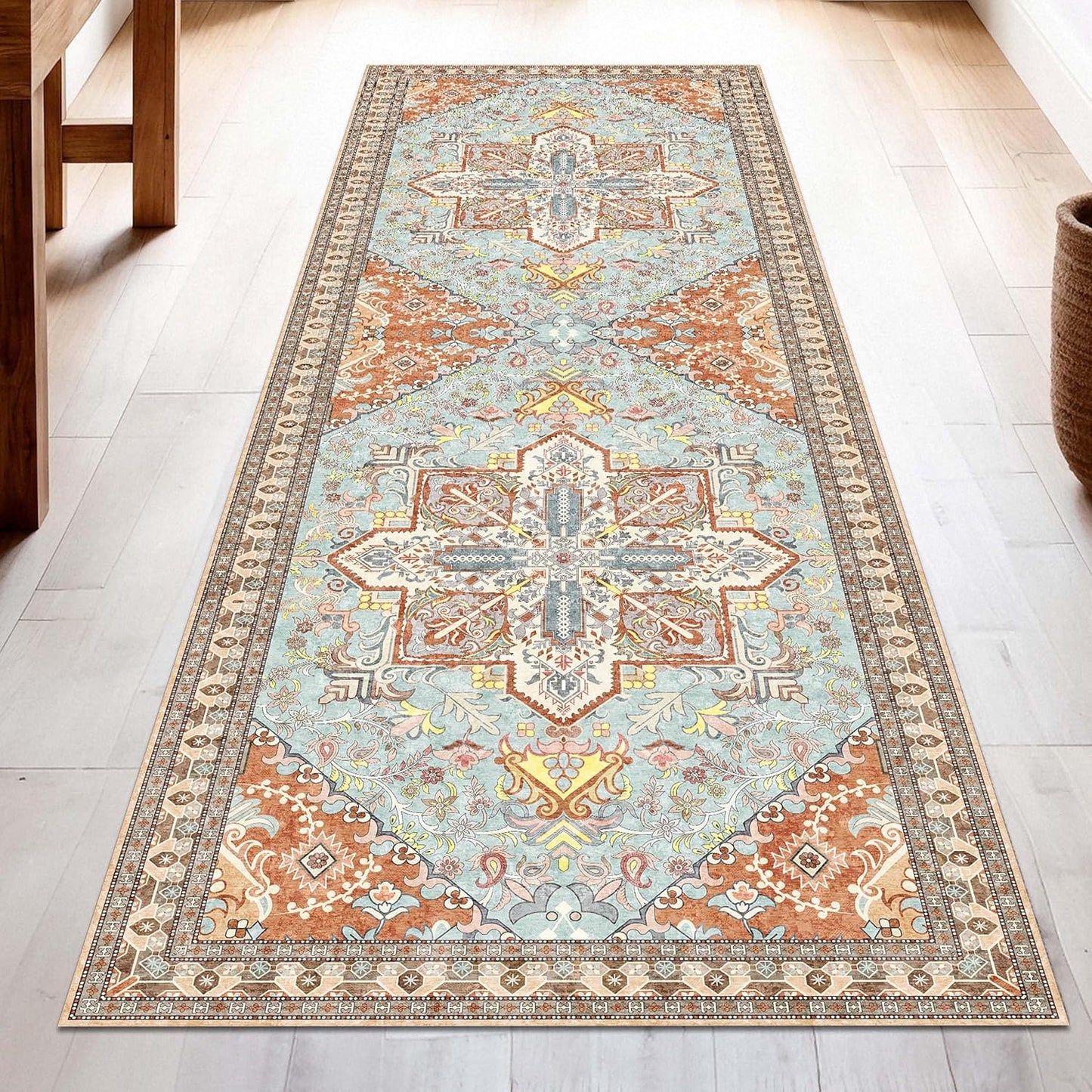 Washable Runner Rug 2x6 for Hallways, Entryways, and More