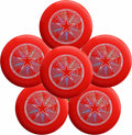Discraft Ultra-Star 175g Ultimate Frisbee 6 Pack - Bright Red