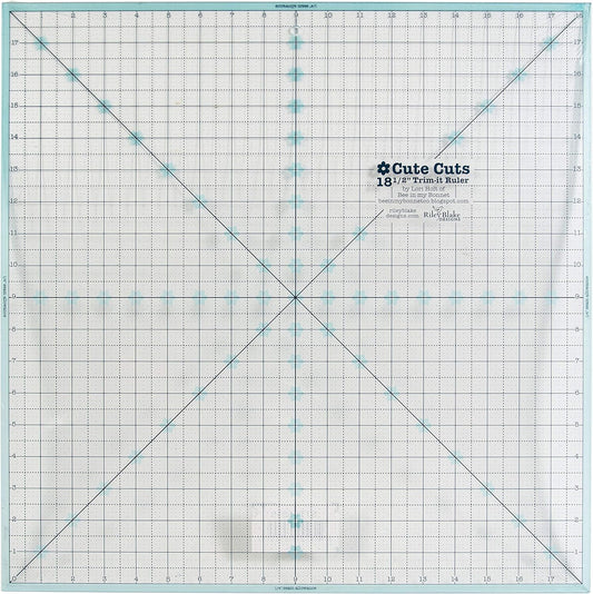 RILEY BLAKE DESIGNS Trim IT Ruler for Perfect Quilting