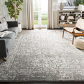 SAFAVIEH Evoke Collection Area Rug - Stylish Grey & Ivory Design