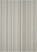 Carnival Stripe Non-Slip Recycled 6ft x 9ft Area Rug for Living Rooms