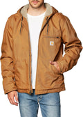 Carhartt Men's Washed Duck Sherpa-Lined Jacket - Warm, Durable Fit
