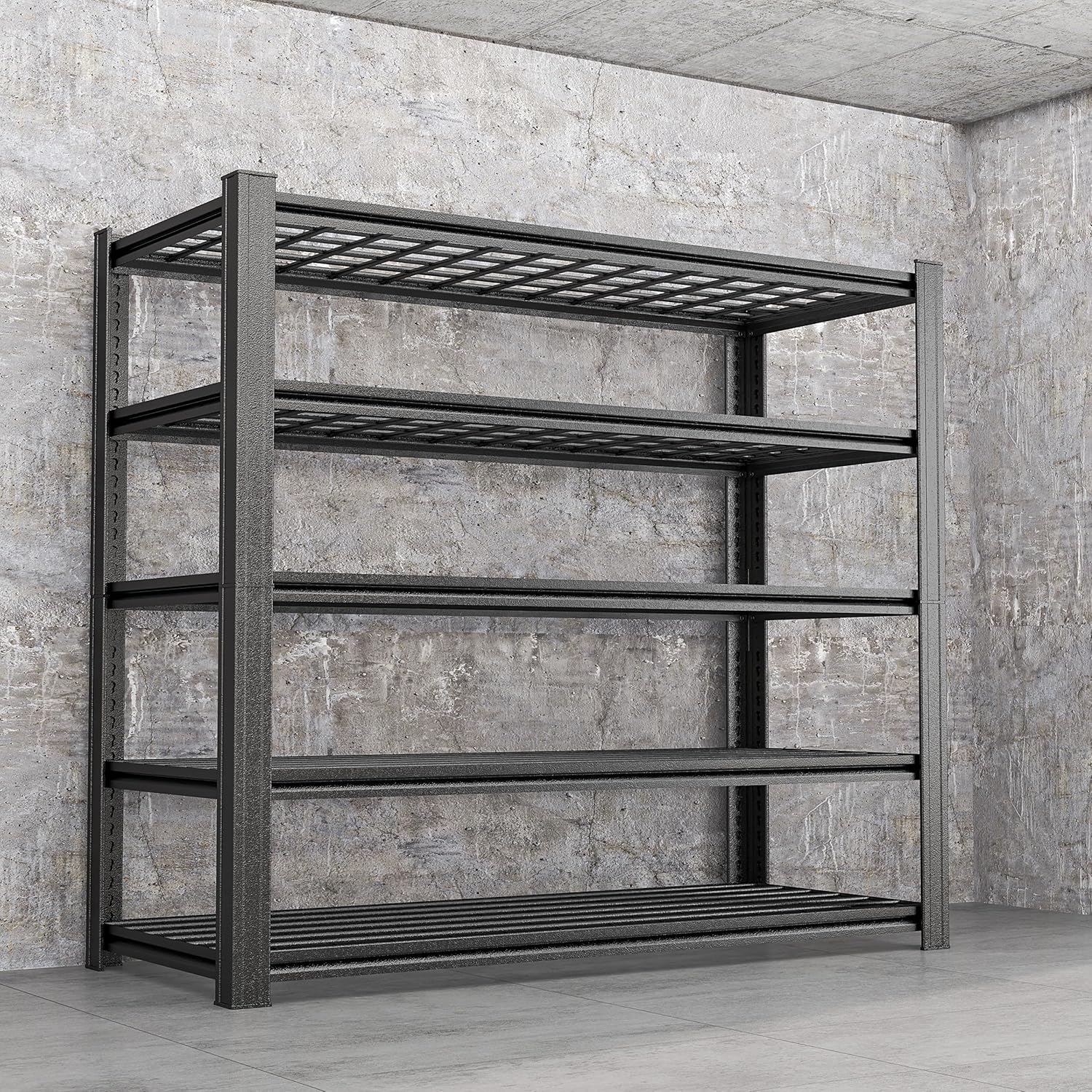 Heavy Duty 5-Tier Wire Shelving Unit for Garage and Kitchen