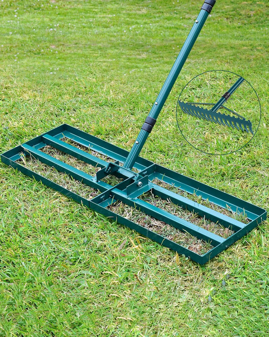 Lawn Leveling Rake 2 Pack Heavy Duty Tool for Perfect Yard
