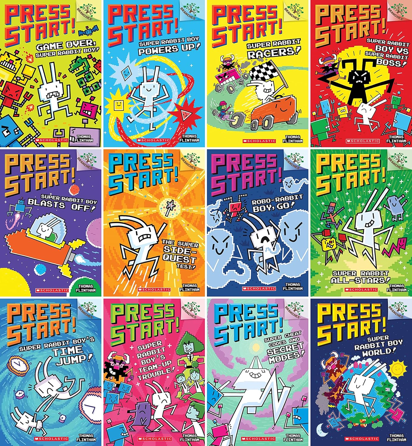 Press Start! Series Set (Books 1-12) - A Must-Have for Young Readers