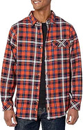 Men's Buck Camp Flannel Plaid Shirt - Relaxed Fit Cotton Comfort