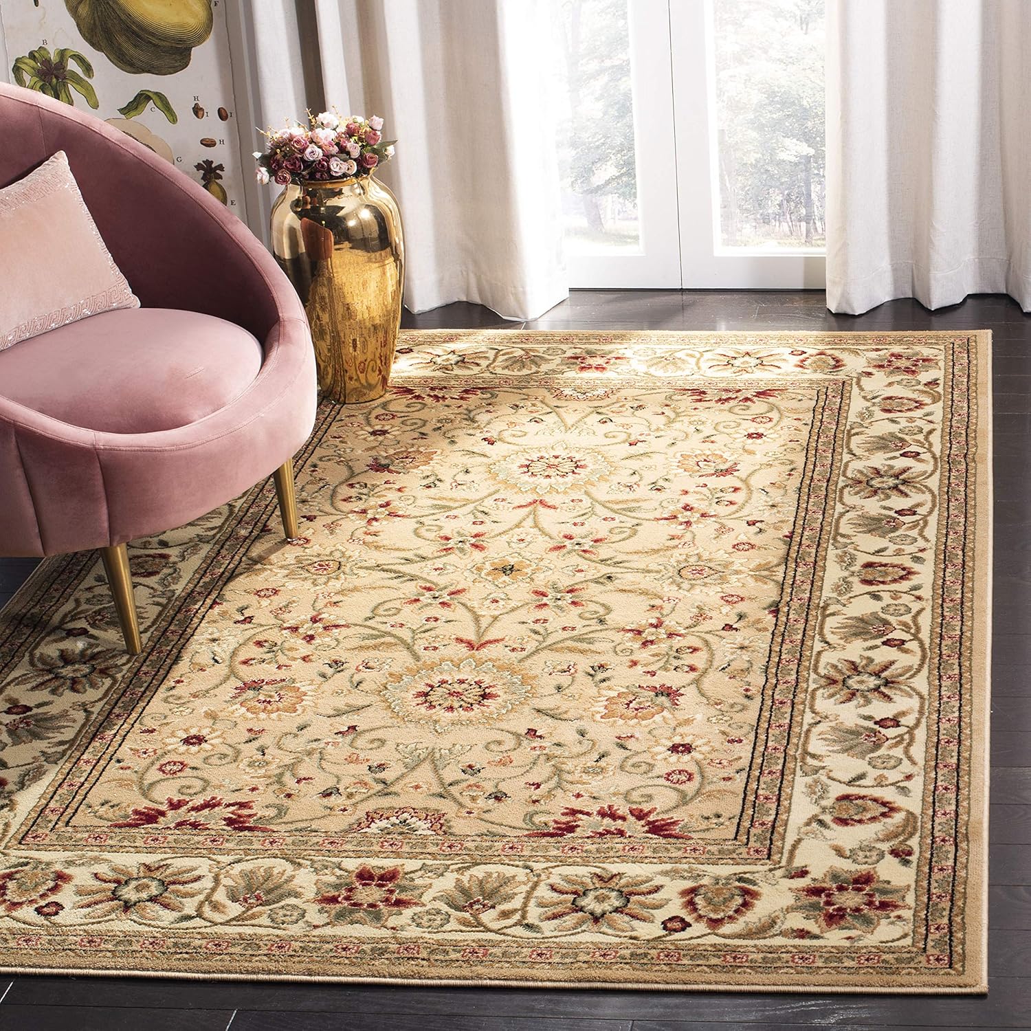 SAFAVIEH Lyndhurst Collection Accent Rug - Elegant Beige & Ivory