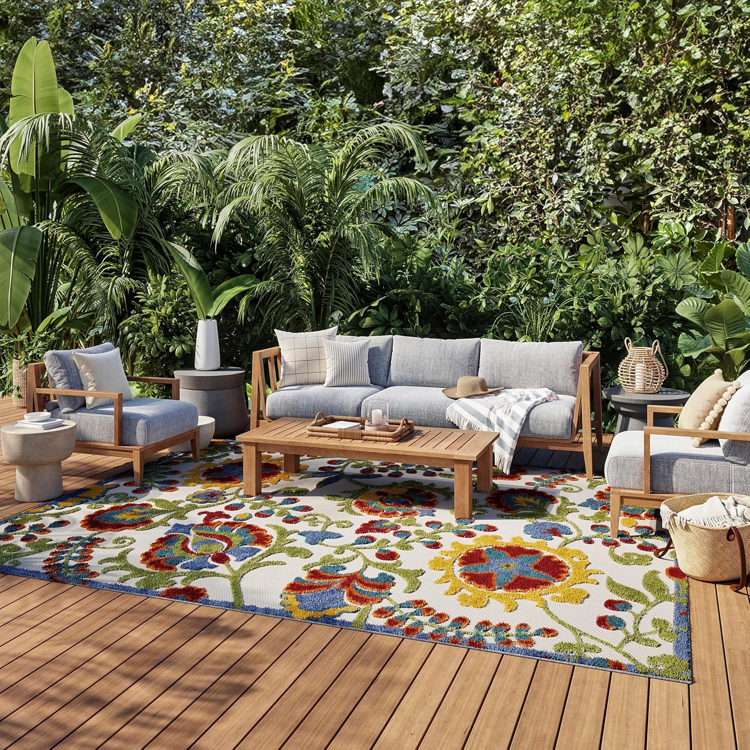 Nourison Home Aloha Indoor/Outdoor Area Rug for Any Space