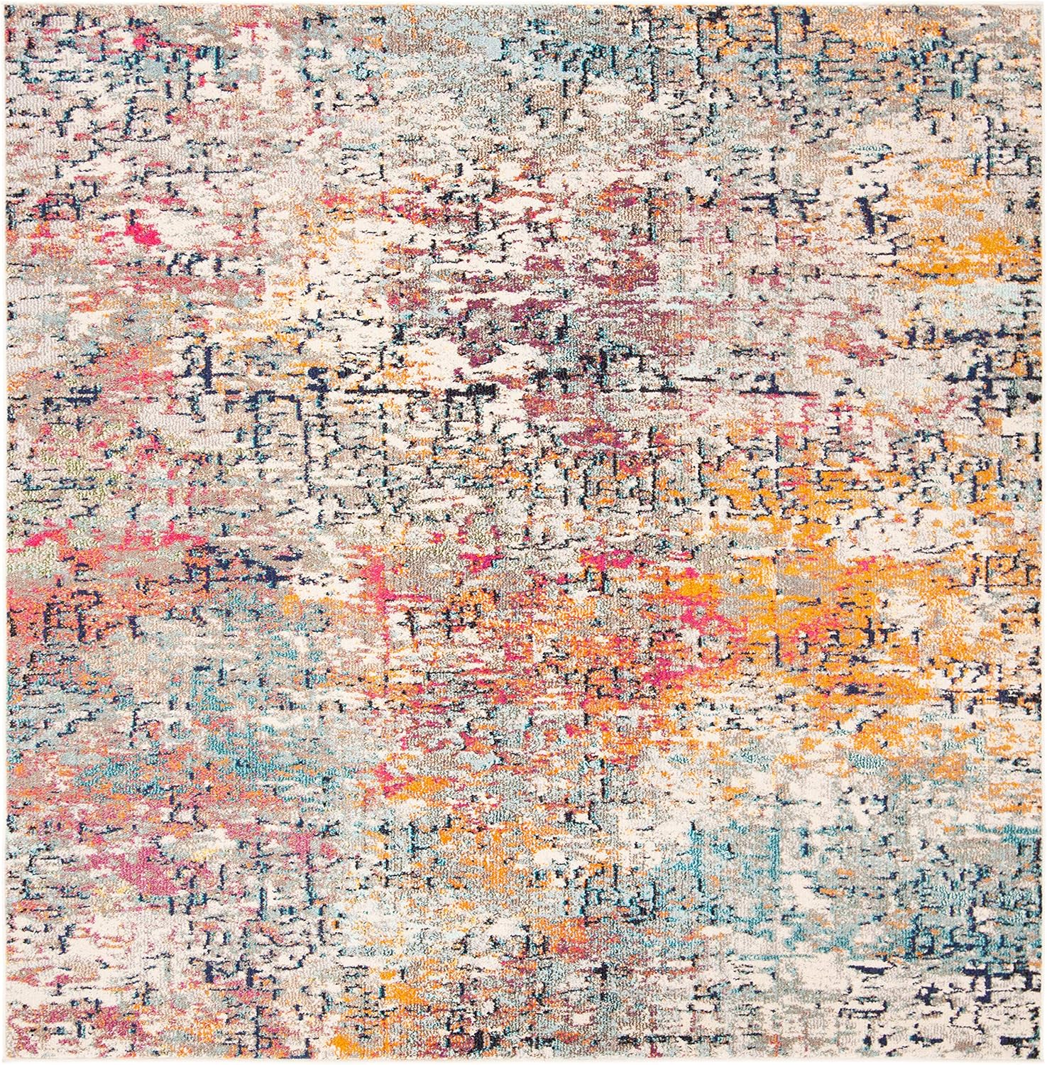SAFAVIEH Madison Collection Area Rug - Modern Abstract Design
