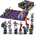 The Batman Chess Set The Dark Knight vs The Joker - Gotham Themed