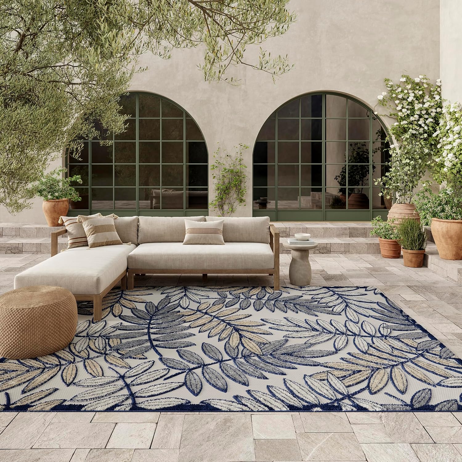 Nourison Aloha Indoor/Outdoor Area Rug for Modern Spaces
