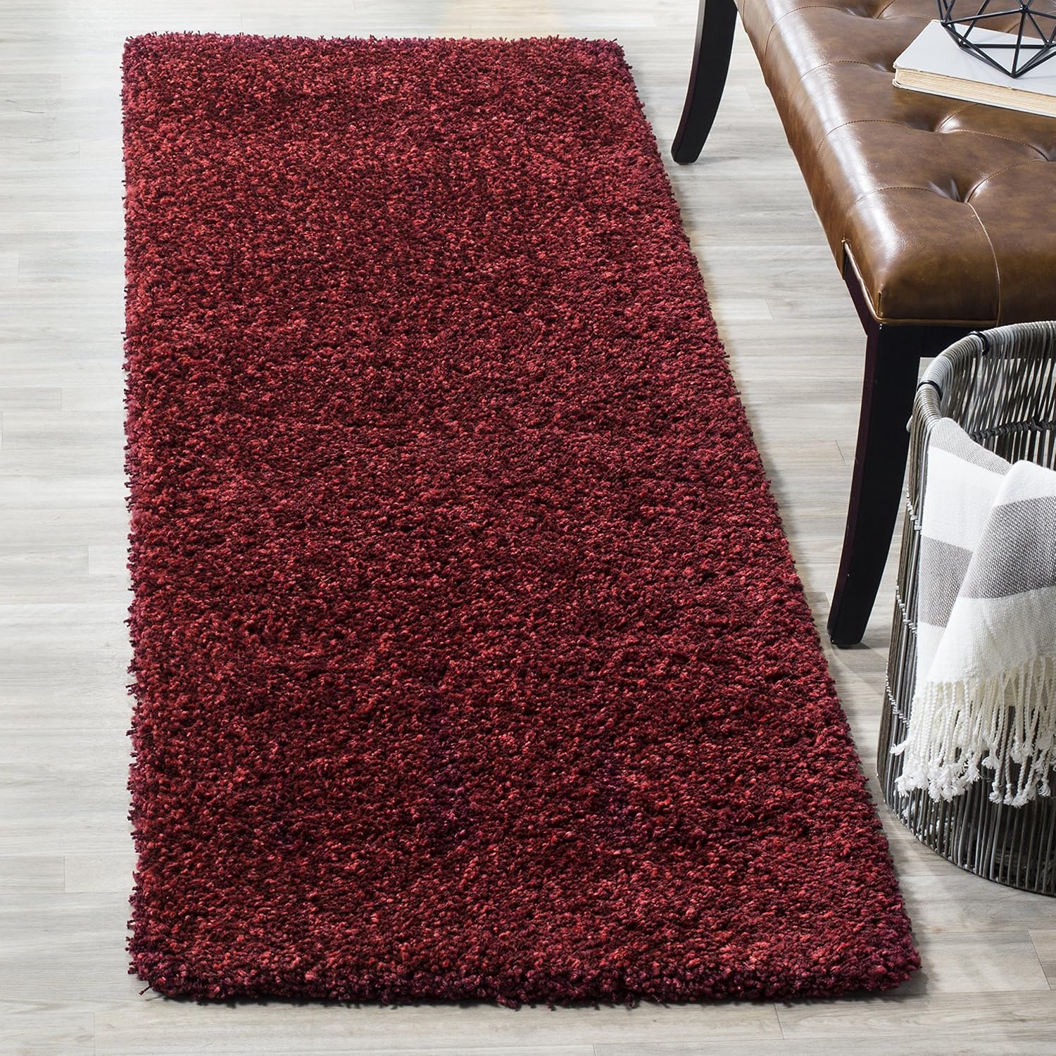 SAFAVIEH California Shag Runner Rug - Non-Shedding & Easy Care