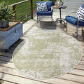 Terrace Outdoor Round Rug 5ft Round - Washable, Weatherproof