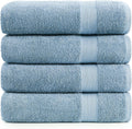 LANE LINEN 100% Cotton 4 Pack Bath Sheets (35in x 66in) - Soft